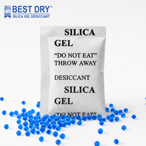 Blue <b>Silica</b> Gel 2g Desiccant Moisture Absorber for Electronics Paper Chemicals Textile & Leather Best Dry Brand - Product Image 2