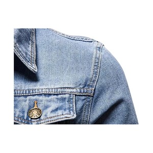 Veste en jean pour homme de qualité supérieure, respirante, style décontracté, pour jeunes, de haute qualité, fournie par l'usine - Product Image 2