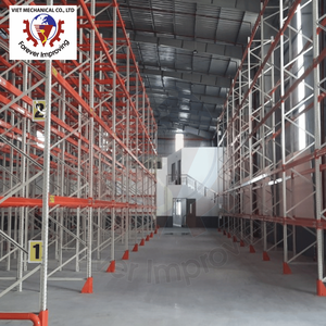 Poudre galvanisée de protection contre la corrosion de système de stockage de support sélectif en acier standard de palette enduite pour l'inventaire facile d'accès - Product Image 1