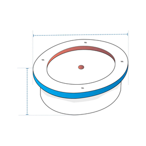 Wholesale 600D Oxford Fabric with PU Coating OEM / Customized Customized Size 15-25 Days Wide Rim Round Fire Pit Covers - Product Image 2
