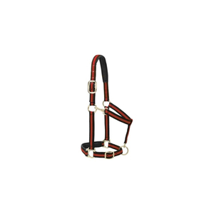 เชือกจูงม้าแบบ Halter ทำจากไนลอนทนทาน พร้อมรายละเอียดหนังแท้และอุปกรณ์เหล็กทองเหลือง - Product Image 4