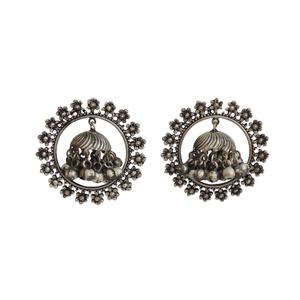 Jhumka ต่างหูแบบตะวันตกของผู้หญิง,ตุ้มหูทองเหลืองทันสมัยทำด้วยมือรุ่นล่าสุด - Product Image 1