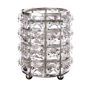 Elegante Portalápices de Metal Dorado con Diseño de Alambre para Escritorio, Organizador de Pinceles de Maquillaje y Lápices para Oficina y Hogar - Product Image 2