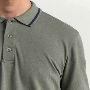 Camisas Casuales de Manga Corta para Hombre, Personalizadas al por Mayor, Tejido de Punto Antiarrugas, Bolsillo con Impresión Digital, Logotipo Frontal, 180g - Product Image 4