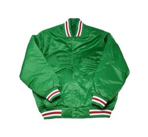Veste de baseball de style streetwear pour homme, sur mesure, nouvelle mode, veste varsity en satin - Product Image 1