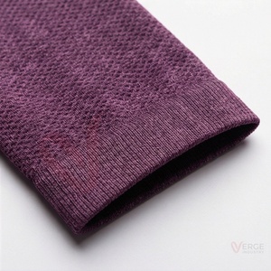 Leggings de Yoga sin Costuras de Cintura Alta para Mujer, Pantalones Deportivos Largos de Color Morado Sólido - Product Image 6