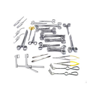 Ensemble de chirurgie cardiaque et cardiologique de 117 pièces, directement de l'usine, en acier inoxydable de haute qualité, outils chirurgicaux manuels réutilisables, certifiés CE - Product Image 1