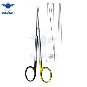 Ciseaux chirurgicaux de précision LEXER Fino 16 cm / 6-1/4 pouces, à lame droite et fine, à motif unique, à lame dentelée, pour une coupe supérieure - Product Image 2