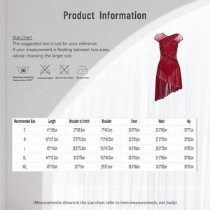 Leotardos de patinaje artístico para mujer, vestidos para danza lírica, actuaciones en escenario, espectáculos, ropa de baile latino para competición - Product Image 6