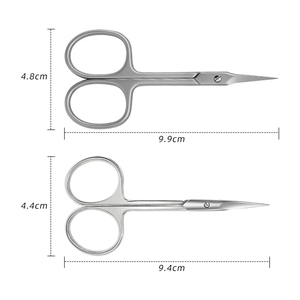 Professional Black Manicure Scissors for Personal Care Sharp Blade Facial Hair Removal Tool for Ear Eyebrow Trimming Beauty Tool - Product Image 2