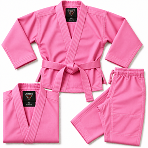 Kimono de judo personnalisé pour garçons, uniforme d'entraînement et de compétition en arts martiaux, 100 % coton, col en V, léger, fabricant OEM - Product Image 6