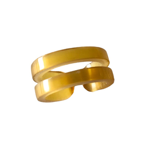 Earth & Horn – Bague rustique unisexe artisanale naturelle - Product Image 2