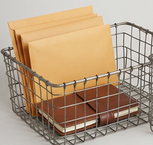 Elegant Black Metal <b>Storage</b> <b>Basket</b> Durable Iron Steel <b>Square</b> Design Multi Purpose Perfect For Kitchen Home Restaurant - Product Image 4