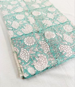 Tela JaipurblockprintArt Estampada a Mano con Bloques, 100% Algodón Puro, Diseño Étnico Indio, Ecológica, para Ropa y Bolsos - Product Image 1