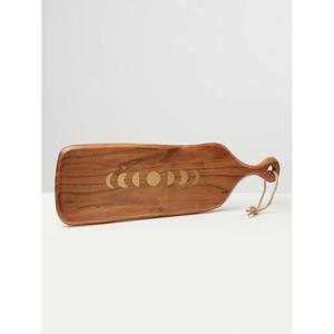 Planche à découper en bois épaisse personnalisée avec poignée, résistante à l'eau, lavable au lave-vaisselle, bloc de découpe artisanal pour présentation sur comptoir - Product Image 4