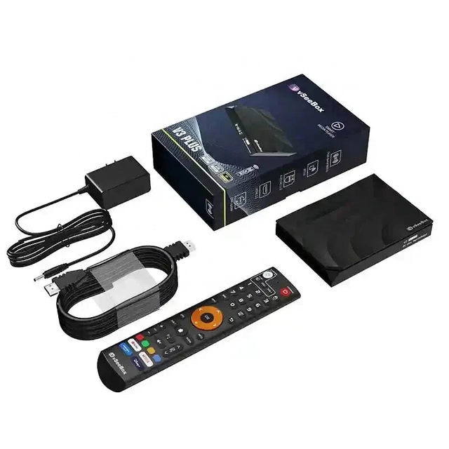 VSEEBOX V3 PLUS Original 6K Resolution Android 11 8K Supported Fast Black No Monthly Fee Free Shipping Wholesale Price Large