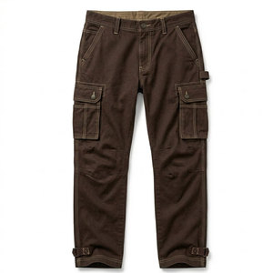 Pantalon cargo pour homme à prix bas, coupe droite, léger, taille haute, respirant, avec design personnalisé, haute qualité, 100% coton - Product Image 1