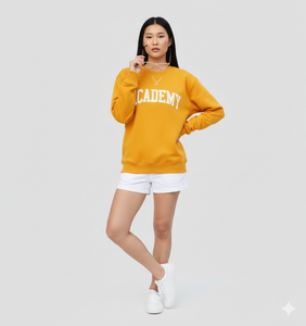 Sudadera de Mujer Personalizada con Bordado, Estilo Casual de Invierno, Cuello Alto, Felpa Suave, Oversize - Product Image 1