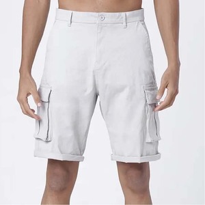 Soft Cotton Solid <b>Cargo</b> <b>Shorts</b> for Men with Breathable Fabric Secure Flap Pockets Casual Fit Quick Dry <b>Lightweight</b> Men's <b>Shorts</b> - Product Image 5