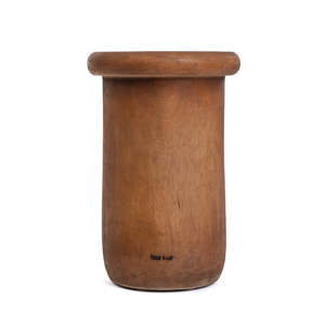 Mesa Auxiliar Redonda de Madera de Teca Sólida de Primera Calidad, Taburete Decorativo Hecho a Mano para Muebles de Villas Tropicales, Resorts y Cafés - Product Image 4