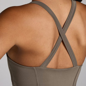 Camiseta Deportiva Larga de Secado Rápido sin Costuras con Espalda Cruzada para Mujer, Ajuste Ceñido, 80% Poliéster 20% Elastano, para Gimnasio, Atletismo y Yoga - Product Image 4