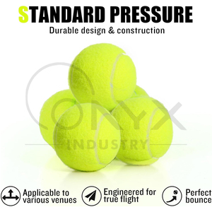 Ballons de tennis personnalisés avec logo, durables, pour l'entraînement sportif et les matchs, meilleur prix, faible MOQ, nouveau modèle tendance, fabriqués par un bon fournisseur - Product Image 4
