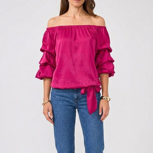 Camiseta de Lona Suave y Ecológica para Mujer, Estilo Casual con Hombros Descubiertos, Estampado Personalizado, Ropa de Moda Urbana - Product Image 6