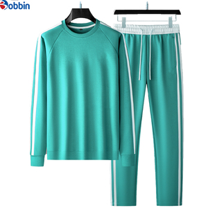 ชุดเสื้อผ้าผู้ชายยอดนิยม ชุดวอร์มแบบ unisex สีพื้น เสื้อแขนยาวคอกลม พร้อมกางเกงขายาวมีเชือกผูก เอวสม็อค ระบายอากาศได้ดี - Product Image 5