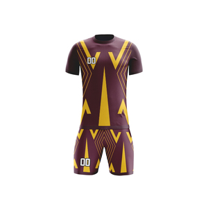 Vente directe d'usine, uniforme de football personnalisé par sublimation pour hommes, uniforme de football 100% polyester - Product Image 3