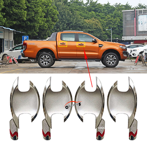 Kit de garnitures de poignées de porte en ABS bicolore chromé pour <span class=keywords><strong>RANGER</strong></span> T6-T8 2012-2019, kit de garnitures de porte extérieures pour pick-up - Product Image 3