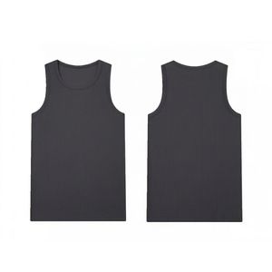 Camiseta sin mangas acanalada personalizada para hombre, chaleco de gimnasio de algodón elástico, camiseta deportiva para fitness, OEM ODM, camiseta interior atlética informal - Product Image 4