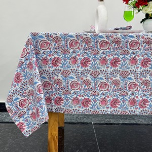 Floral Printed Cotton <b>Tablecloth</b> Woven Classic Style Washable Home Use Printed <b>tablecloth</b> for home use - Product Image 1