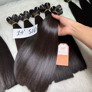 Precio al por mayor Cabello crudo vietnamita Calidad superior Hueso Extensiones de cabello liso Longitud larga Muchos estándares - Product Image 1