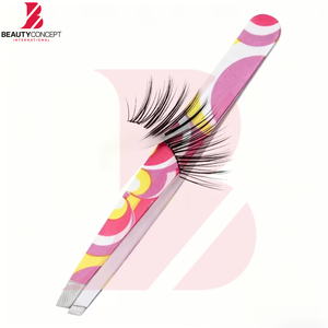 Service OEM ODM, 1 pince à épiler en acier inoxydable, pour sourcils, poils du nez, hommes, femmes, outils de beauté, épilation des poils du visage, outils de maquillage - Product Image 6