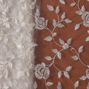 Premium Sequence Embroidery Fabric For Women Fashion Wear Designer <b>Garments</b> Party Wear Dresses Kaftan Abaya Bridal Wear - Product Image 4