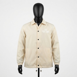 High Quality Breathable Wind Resistant Modern Fit Coach <b>Jacket</b> For <b>Men</b> Casual Outdoor Coaches <b>Jackets</b> - Product Image 4