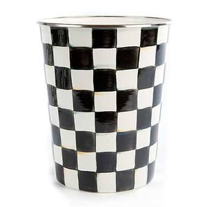 Nordic Checkerboard Pattern Ceramic <b>Storage</b> Jar Wooden Lid for Coffee Flower Tea Cosmetic <b>Storage</b> Back School Food Cat Canister - Product Image 5