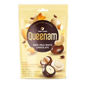 Wholesale Dragee Chocolate Mix Chocolate Coated Almond Cashew <b>Macadamia</b> <b>Nuts</b> 150G Snacks Candy HALAL OEM/ODM Global Shipping - Product Image 1