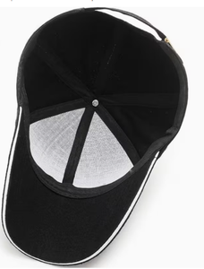 Unisex Cotton Baseball Cap Adjustable Breathable Casual <b>Hat</b> for Adults Four Seasons Wear Black White <b>Navy</b> Blue - Product Image 2