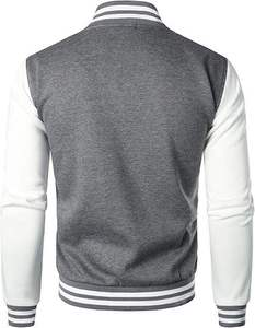 Fashion <b>Men</b> Varsity <b>Jacket</b> Premium Wool Leather Letterman College <b>Baseball</b> <b>Jacket</b> Custom Logo Casual Streetwear Winter Wear - Product Image 2