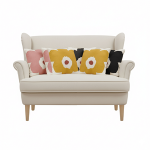 SOGA 6PC Floral Bloom Sunshine Bloom <b>Blush</b> Bloom Pillowcases Set 45cm Flower Pattern Cushion & Pillow Cover - Product Image 3