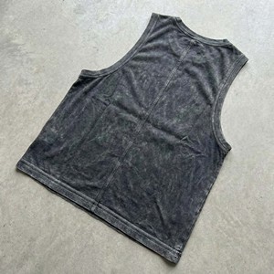 Débardeur de sport surdimensionné personnalisé pour homme, en coton 100% lourd, effet délavé, double couture, respirant et séchage rapide - Product Image 5