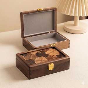 Custom Handmade Wooden Memory <b>Box</b> Premium Solid Wood <b>Keepsake</b> Chest for <b>Wedding</b> Gifts Photo Storage and Personal Collections - Product Image 6