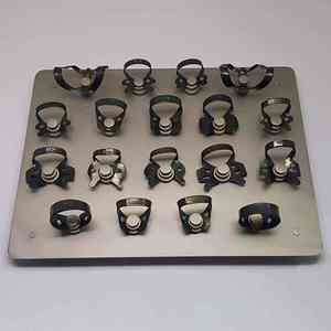 Juego de Pinzas de Goma para Dientes, Kit de Pinzas Endodónticas Universales, Instrumentos Quirúrgicos de Acero Inoxidable, Herramientas Dentales - Product Image 1