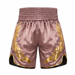 OEM Muay Thai Shorts Custom Printed Boxing Kickboxing Fight Training Sports Shorts For Men And Teams - Product Image 2