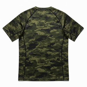 Maillot de compression sublimé professionnel pour MMA, haut de lutte et de grappling durable, personnalisable avec logo, pour équipe sportive - Product Image 4