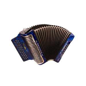 Acordeón Diatónico Original 3500FB Corona II de 31 Botones FBbEb Sol con Correa Negra y Estuche, Acordeón Hohner Corona II con Estuche - Product Image 1