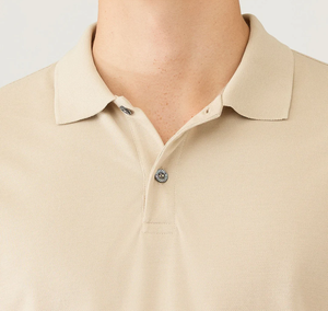 Polo homme en coton peigné de qualité supérieure, finition ultra douce, résistant à la décoloration, polo de golf classique, uniforme de bureau d'entreprise haut de gamme - Product Image 4