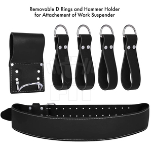 Professional Best Quality Made Tool Bag With Belts Wholesale Men's Pure Leather Tool Kit Belts - Product Image 3