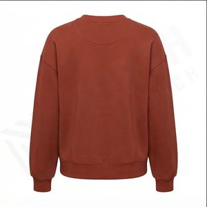 Recién llegado, sudadera informal de alta calidad con cremallera completa, sudadera de algodón orgánico de gran tamaño de primavera 2025 para mujer, sudadera de algodón - Product Image 3